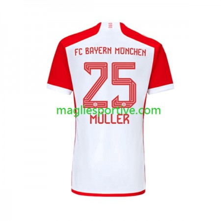 Completo Calcio Bayern Monaco Thomas Muller 25 Divisa Prima 2023-2024